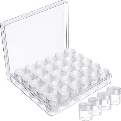 £11.99 • Buy Kurtzy Clear Plastic Bead Storage Organiser Box - 30 Small Removable Compartment