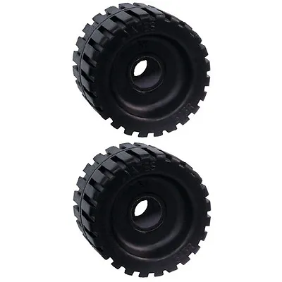 $47.24 • Buy 2 Pack 3  Wide X 4-3/8  OD Boat Trailer Black Rubber Ribbed Wobble Rollers