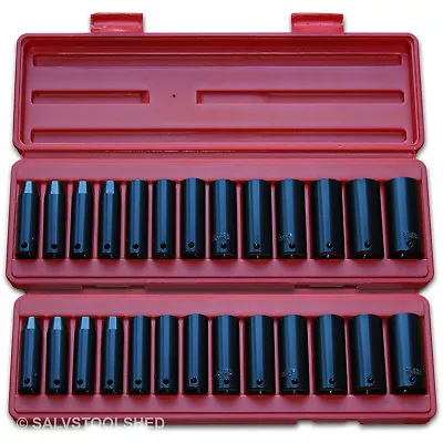 $47.50 • Buy 3/8  Deep Impact Socket Set Cases Select Metric & Or SAE Sockets Air Tools