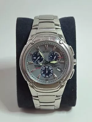 Citizen Men's Eco-Drive Perpetual Calendar Watch Silver Dial E812-S039975 • $69