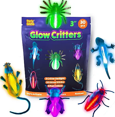 Glow Critters Trick Or Treat Skeletons Glow Sticks Party Favors Halloween Party • $15.99