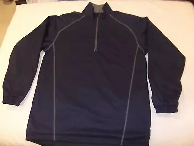 Mizuno Performance Series 1/2 Zip Waterproof Rain Pullover  - Perfect Nwot Navy • $137.50