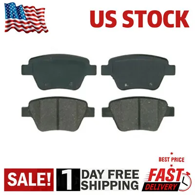 Rear Ceramic Brake Pads For Audi A3 Quattro Volkswagen Beetle Eos Golf GTI Jetta • $18.45