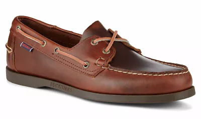 £99.99 • Buy Sebago Docksides Moccasin Men's Deck Shoes 70000G0/925 Brown Gum NEW