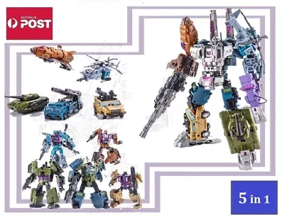 Combaticons / Bruticus G1 Style Robot Toys 5 In 1 Set • $125