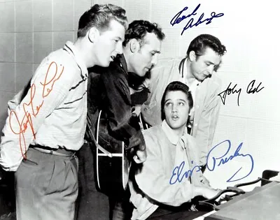 ELVIS PRESLEY Jerry Lewis Johnny Cash  SIGNED AUTOGRAPH 8.5 X 11 Reprint • $13.97