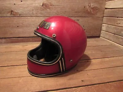 Vintage 1960-70's FF RG-9 D.O.T Motorcycle Full Face Helmet • $59.99