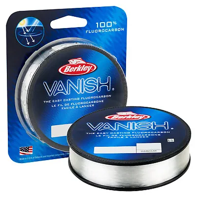 Berkley Vanish 100% Fluorocarbon Leader Fishing Line Fluro Carbon - Choose Size  • $20.99