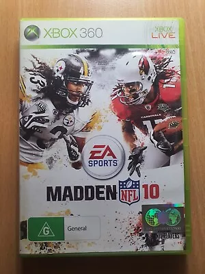 Madden NFL 10 Xbox 360 Game *PAL Tested & Working* • $2.99