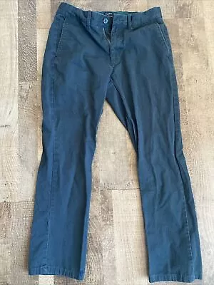 Men’s J Crew The Sutton Pants Teal Green Blue Size 29x32 • $14.99