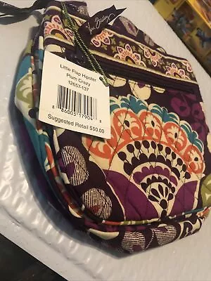 Vera Bradley Plum Crazy Little Flap Hipster New Tag  NWT • $30