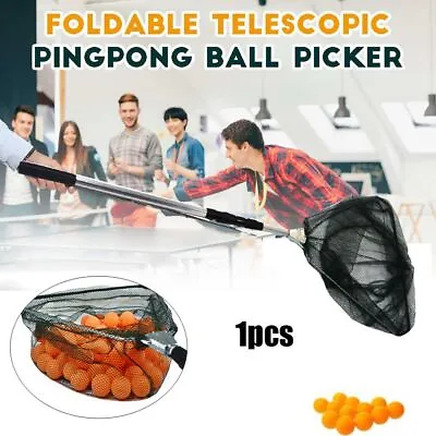 $19.73 • Buy Table Tennis Ball Picker Net Aluminium Pole Ping Pong Ball Picking Accessories