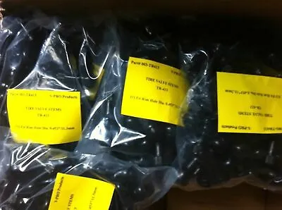 Lot 200 Tr 413 Snap-in Tire Valve Stems Short Black Rubber Most Popular Valve • $20.50