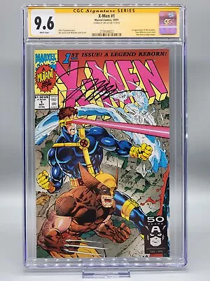 X-Men #1 CGC 9.6 Signed By Jim Lee Wolverine Cyclops! • $11.50