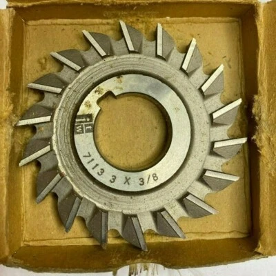$49.89 • Buy Illinois Eclipse 7113 Side Mill Milling Cutter 3  X  3/8  X 1  Bore  Mint USA