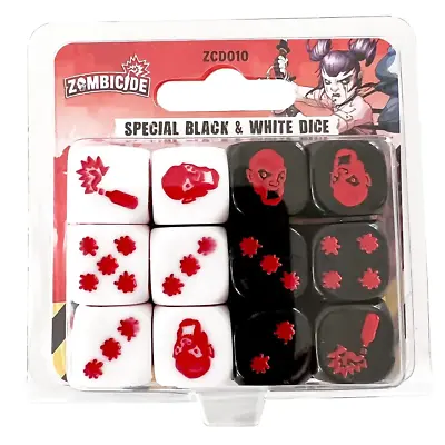 $30.14 • Buy Zombicide 2nd Edition Black And White Dice Pack