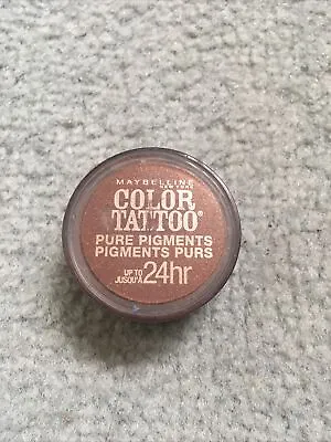 Maybelline Color Tattoo Pure Pigments Eyeshadow #40 Improper Copper Up To 24Hrs • £6.20
