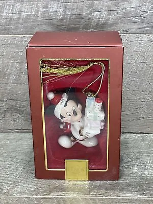 Lenox Disney Mickey’s Gift Of Christmas Ornament 4  2006 Mickey Mouse • $22