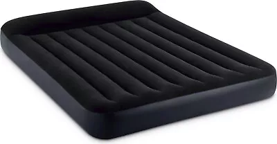 Intex Queen Standard Pillow Rest Air Mattress Bed With Electric Pump 64150GB • £59.99