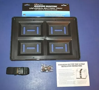 Universal Group 24 Battery Tray Marine Master For Boat RV 11 1/2  X 8 1/2  • $17.88