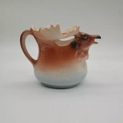 Vintage Porcelain Austrian Elk Moose Creamer • $46.10