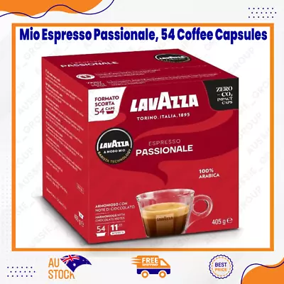 Lavazza A Modo Mio Espresso Passionale 54 Coffee Capsules Ideal For A 40Ml • $46.99