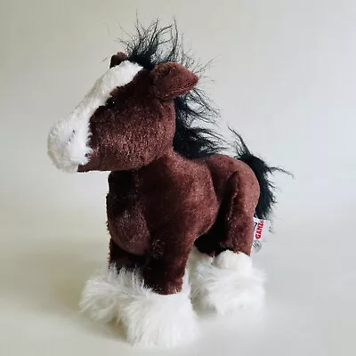 Ganz Webkinz HM139 Clydesdale Horse Soft Toy Cuddly Plushie 9” • £8.95