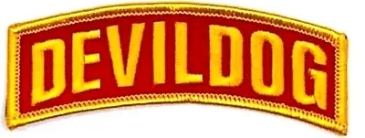 Devil Dog Military Marine Corps Service Embroidered Motorcycle Biker Patch L-33 • $5.24