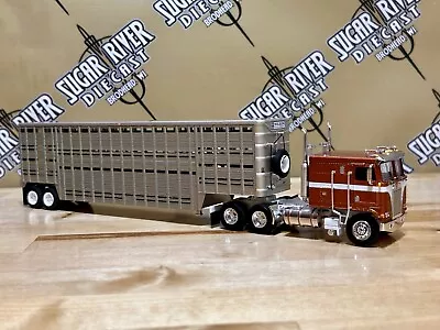 DCP 1/64 Kenworth K100 With Vintage Style Cattle Pot Semi Truck Farm Toy • $119.95