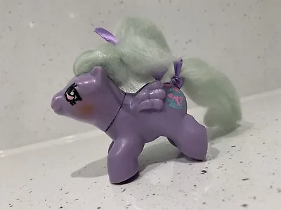 My Little Pony G1 Vintage Custom OOAK Baby Lavender Lace Perfume Puff Pony • £15