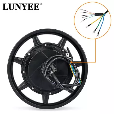 14 Inch 36V-72v Electric Bicycle Motor Kit 1500W-3500W 120km/h Hub Motor • $214.08