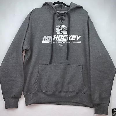 NWT 2022 Minnesota Hockey State Tournament Hoodie Sweatshirt Unisex M 2308006 • $22.99