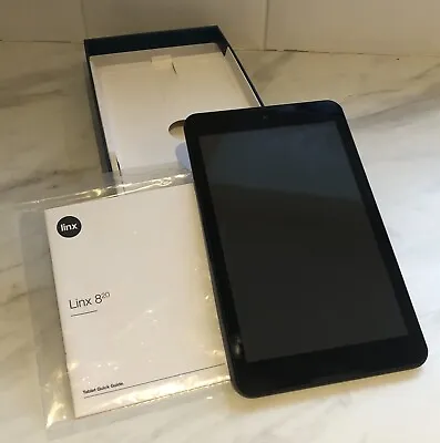 Linx 820 8  32GB Windows 10 Black Tablet • £60