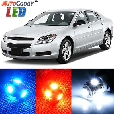 9 X Premium Xenon White LED Lights Interior Package Upgrade For Chevy Malibu • $14.88