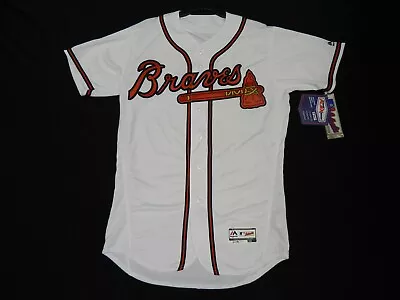 Authentic Atlanta Braves FLEX BASE Home White Jersey 48 • $125