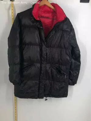 Michael Kors Womens Black Ultra Lightweight Down Filled Puffer Jacket Size S • $15.50