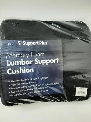 Lumbar Support Cushion Back Pillow Support Plus Memory Foam Comfort • $19.95