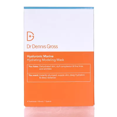 Dr Dennis Gross Hyaluronic Marine Hydrating Modeling Mask 4 Treatments • $29.95