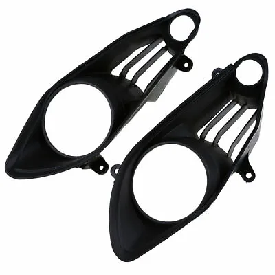 Pair Motorcycle Front Headlight Lamp Cover Black For Yamaha YZF R1 2009-2011 • $24.64