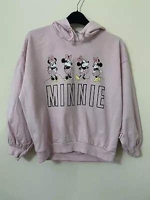 Minnie Mouse Pink Hoodie Oversized 10-11 Years • £7