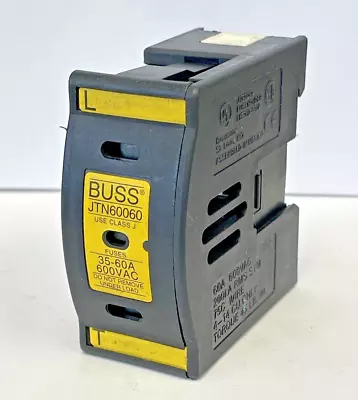 BUSS - JTN60060 - CLASS J FUSE HOLDER - 35-60 Amp 600 VAC • $24