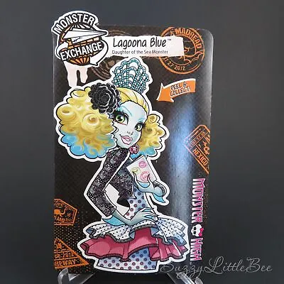 Monster High 2015 Monster Exchange Passport Sticker For Lagoona Blue • $5.24