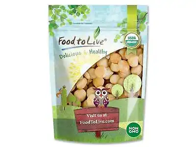 Organic Dry Roasted Whole Macadamia Nuts With Himalayan Salt–Non-GMO VeganBulk • $82.96