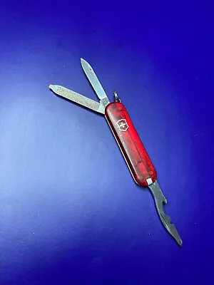 Victorinox Rally 58mm Swiss Army Knife Red Translucent • $18