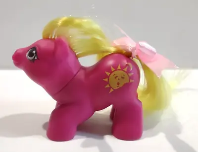 HASBRO MLP My Little Pony G1 Vintage BABY SUNSET Euro Bedtime Newborn Pony 1987 • $50