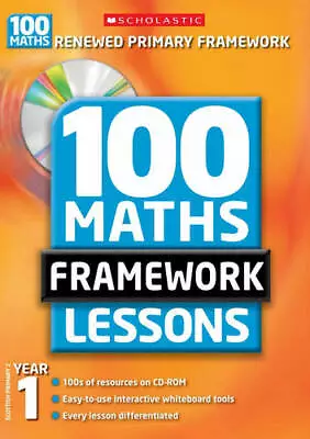 100 New Maths Framework Lessons For Year 1 (100 Maths Framework Lessons Series)  • £9.95