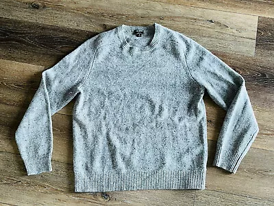 $86 • Buy Todd Snyder Donegal SZ Medium Men’s Crewneck Sweater In Grey Wool Blend