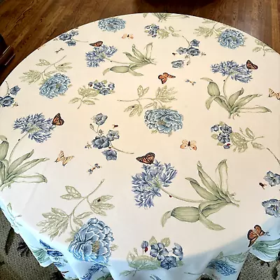 Lenox Butterfly Meadow 70 Inch Round Tablecloth • $26