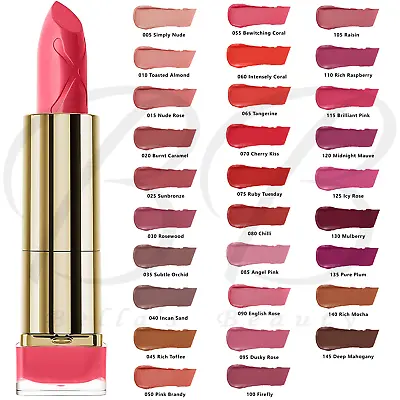 MAX FACTOR Colour Elixir Intense 24Hr Lipstick With Vitamin-E NEW *CHOOSE SHADE* • $14.99