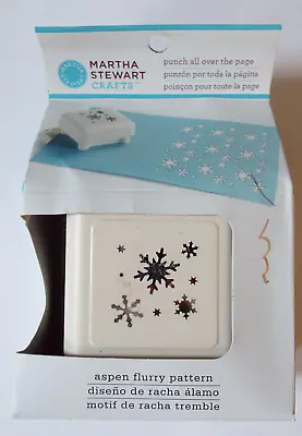 NEW Aspen Flurry Pattern Martha Stewart Crafts Punch All Over The Page Snowflake • $15.99